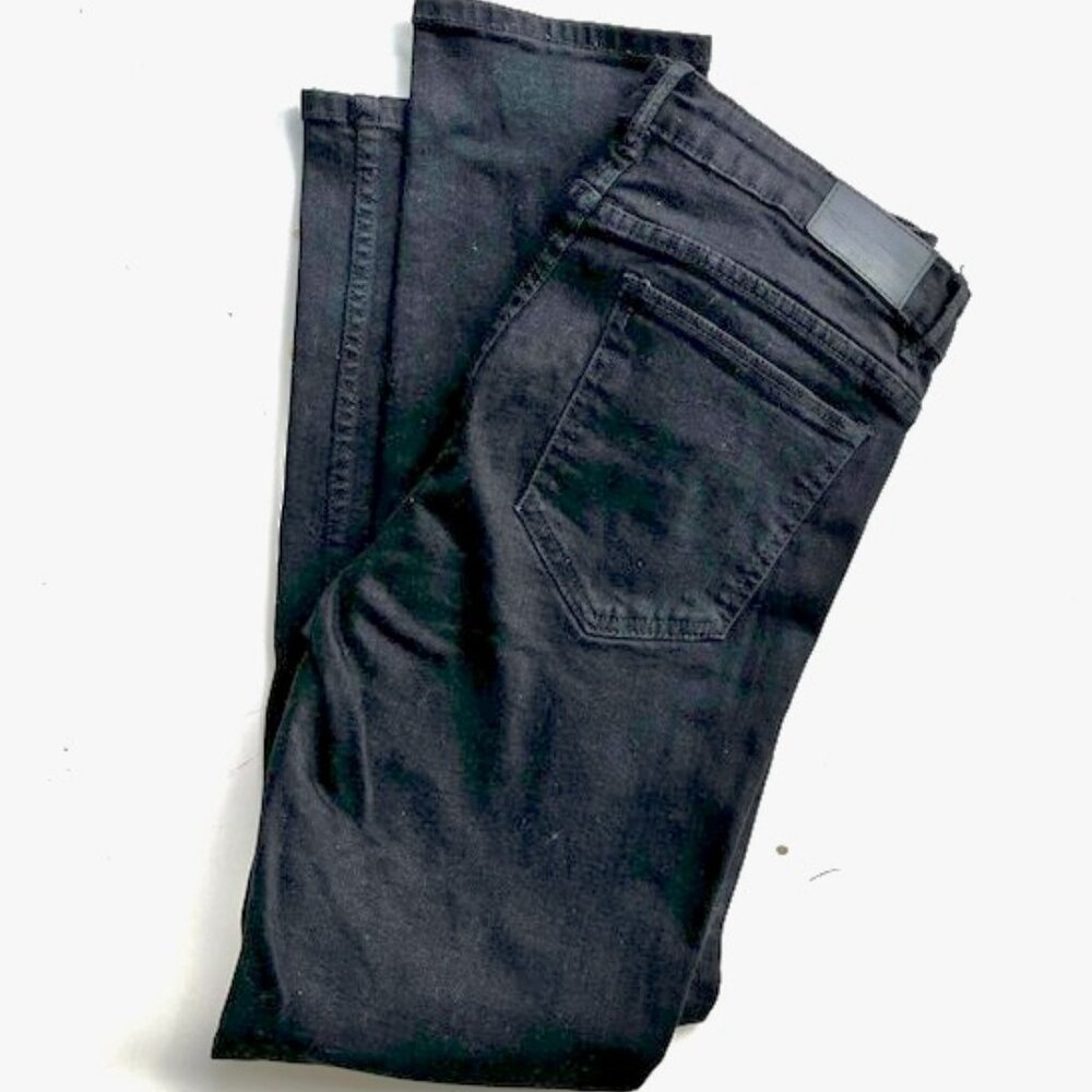 ZARA black denim skinny jeans size US10